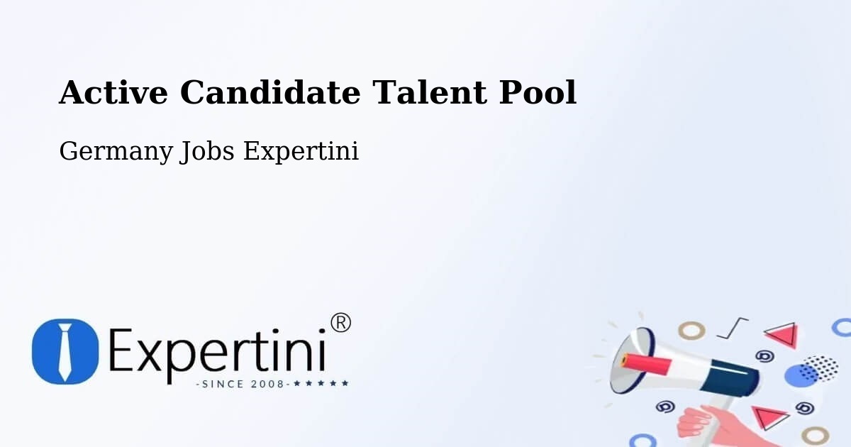 Active Candidate Talent Pool – Halstenbek - Germany Jobs Expertini